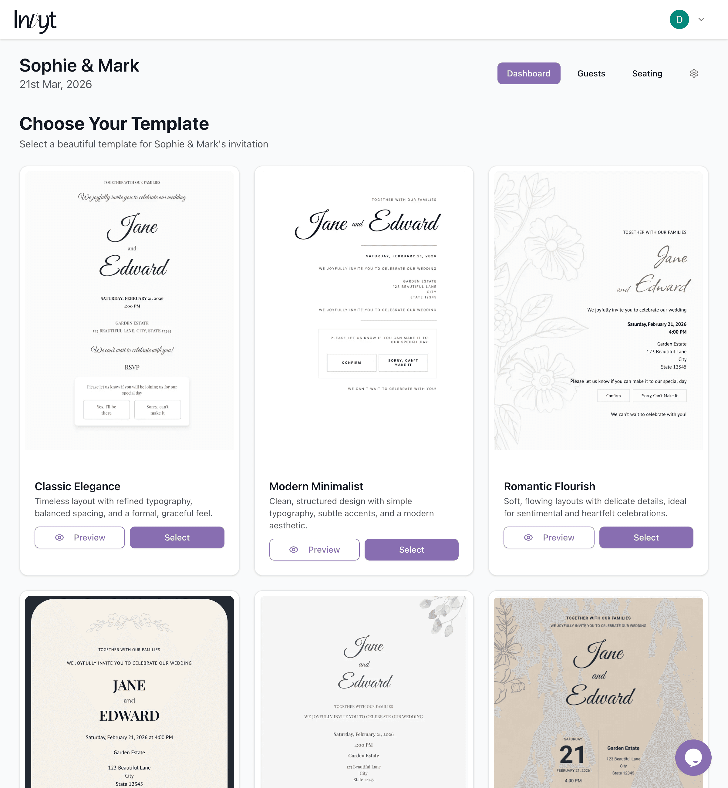 Design Your Invitation